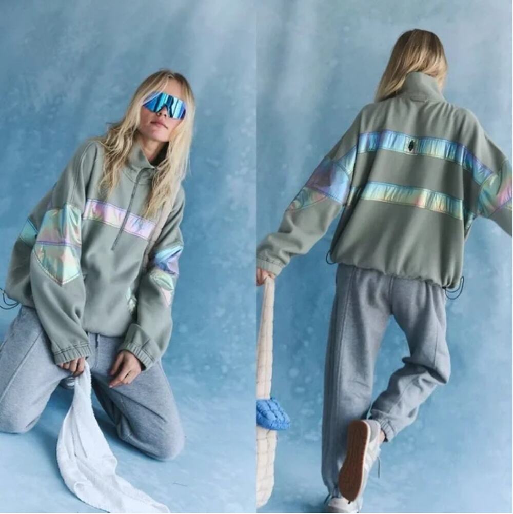 NWT Free People FP movement Away We Go Half Zip Size XS/M